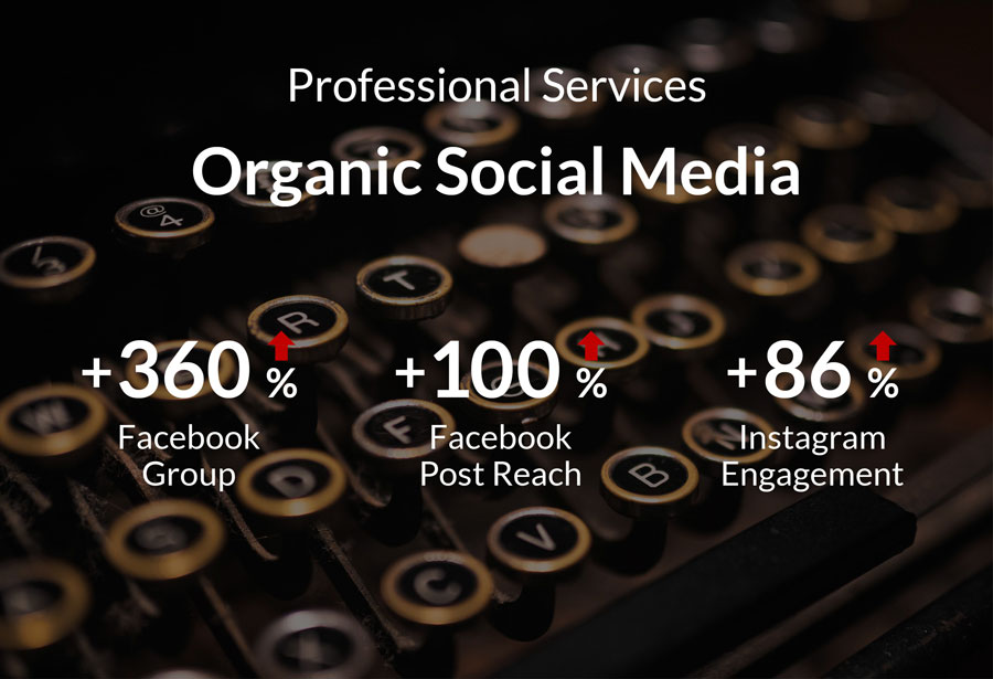 Organic Social Media - Professional services